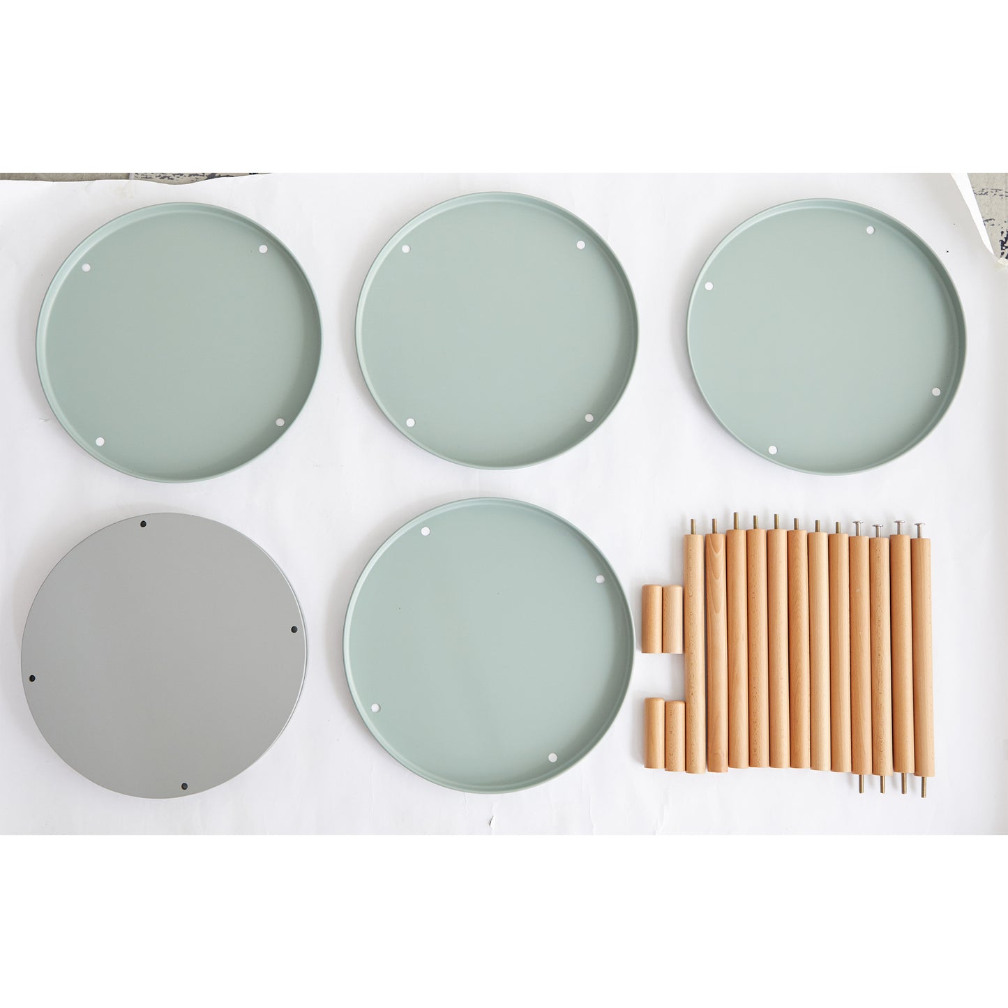 100% 已售出 木制 360° 旋转书架(3 / 4 层)