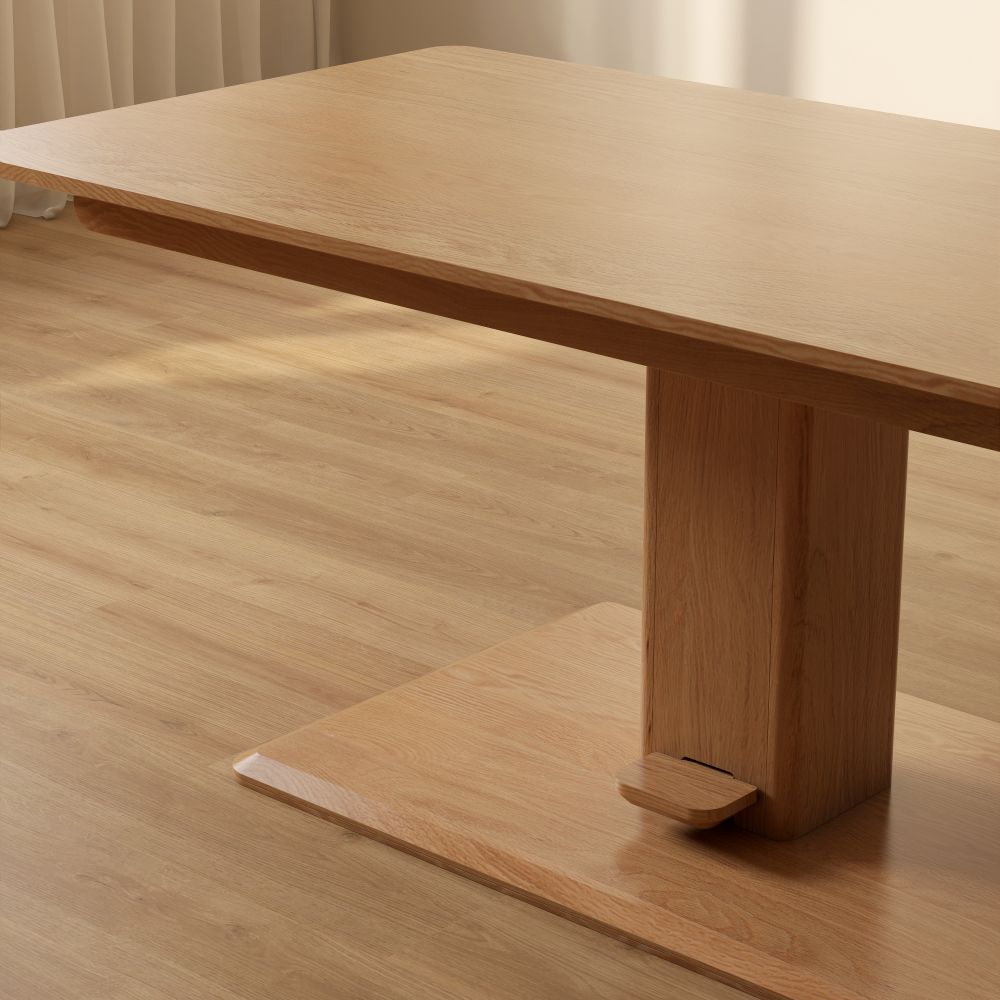 100% 实木高架咖啡桌(自然色)