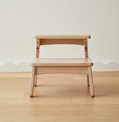 100% Solid Wood Children's Study Stool (Natural)