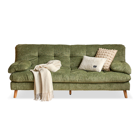 Convertible Fabric Sofa Bed - Space-Saving Foldable Design for Small Spaces