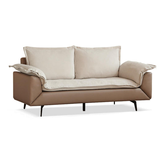 Modern Convertible Down Sofa - 180° Rotatable Design with Hypoallergenic Fabric & Solid Wood Frame