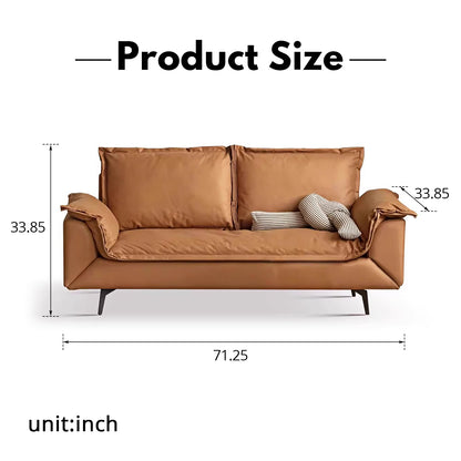 Modern Convertible Down Sofa - 180° Rotatable Design with Hypoallergenic Fabric & Solid Wood Frame