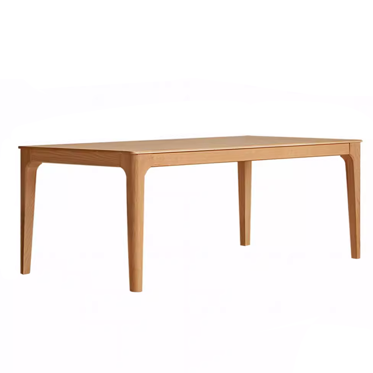 100% Solid Wood Dining Table Natural Wood Color (47"/55")