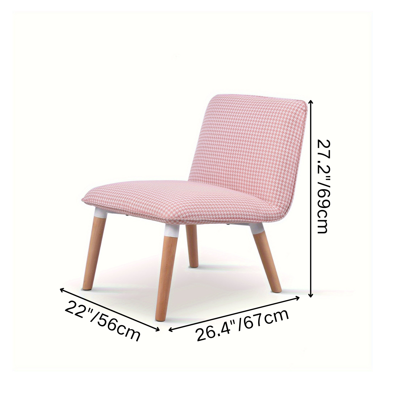 Fashion Simple Style Sofa Chair (Pink)