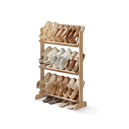 100% Solid Wood Birch Boho Shoe Cabinet (9.1“*25.6”*38.2")