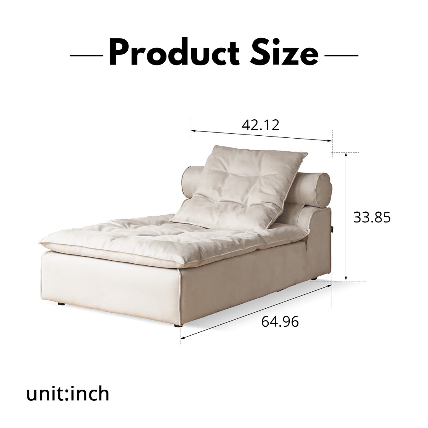 French Crème Modular Sofa - Ultrasuede Sectional with Goose Down & Solid Wood Frame
