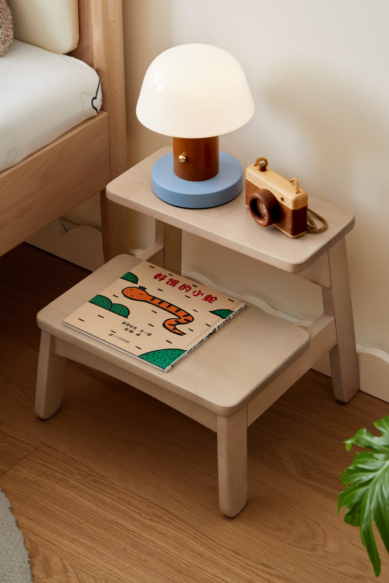 100% Solid Wood Children's Study Stool (Natural)