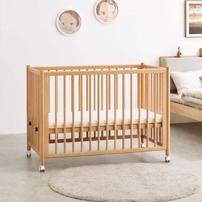 100% Solid Wood Crib (Natural)