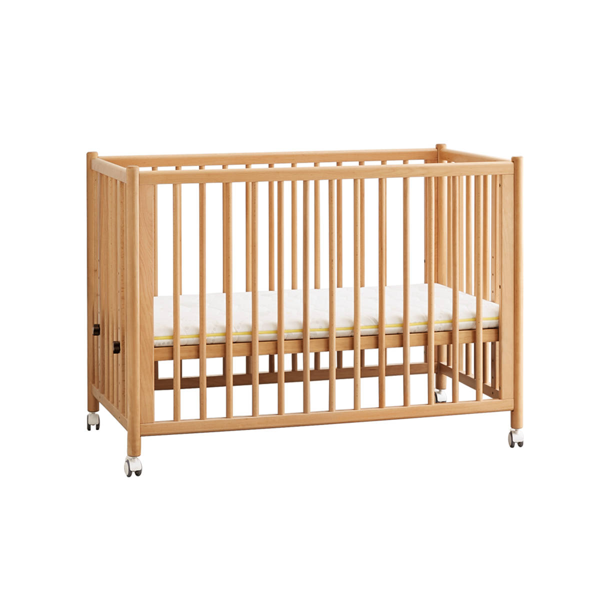 100% Solid Wood Crib (Natural)